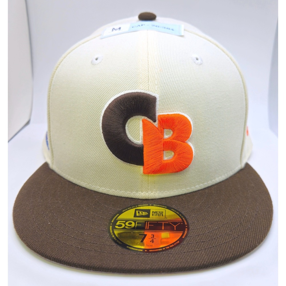 New Era 59FIFTY Cleveland Browns 1988 Pro Bowl Hat 7 3/4 Chrome White Brown NFL